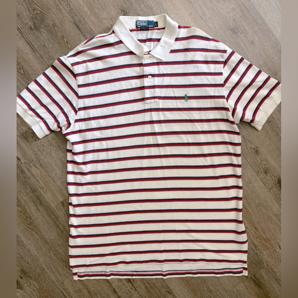 Polo Ralph Lauren • Custom Striped Cotton Polo